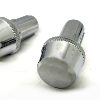 Pair Handlebar Bar End Chrome Plastic for Yamaha YBR 125