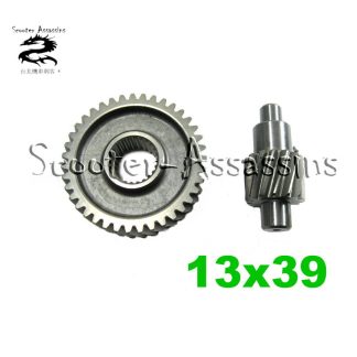 13/39 (3:1 Ratio) FINAL DRIVE GEAR SET for YAMAHA BWS / ZUMA 125 09-15