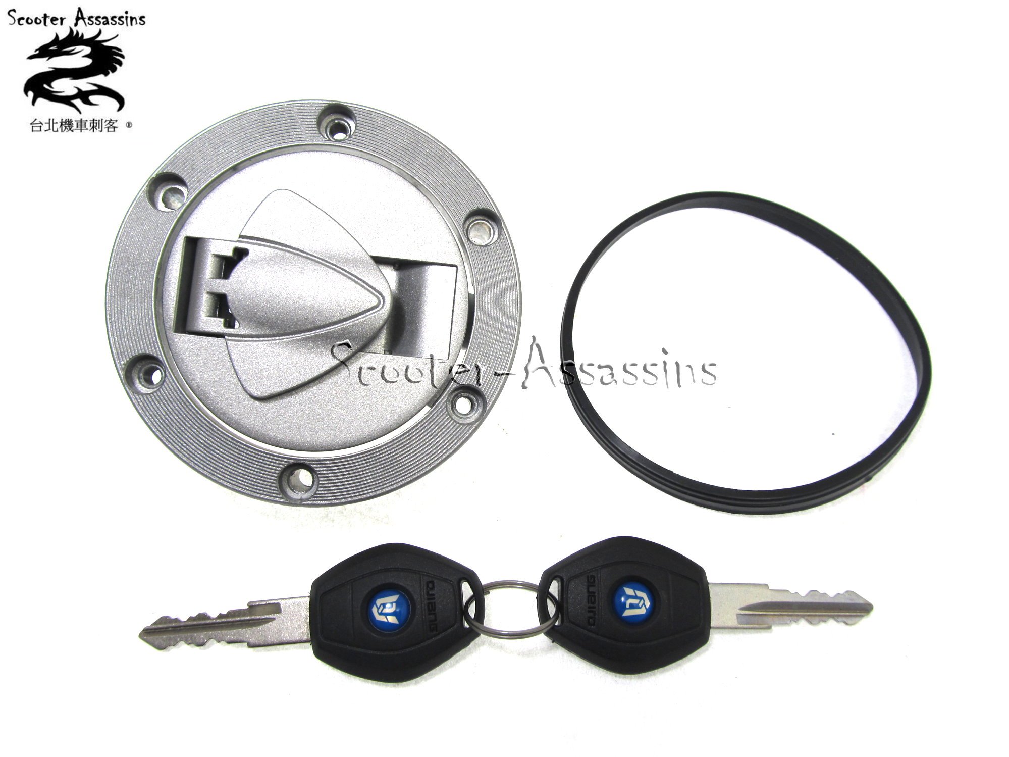 6 Bolts LOCKING FUEL CAP for KSR Moto Code 125 Keeway RKV RKS 125 WORX 125