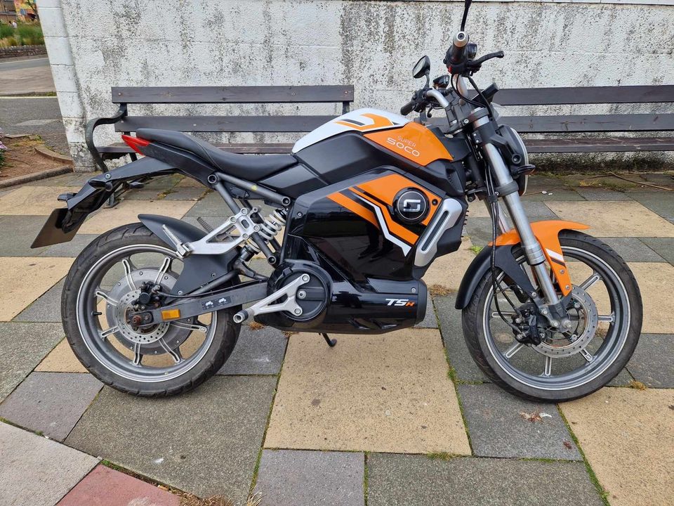 SUPER SOCO TSX ELECTRIC MOTORCYCLE (50cc equivelent) 2022 - Image 10