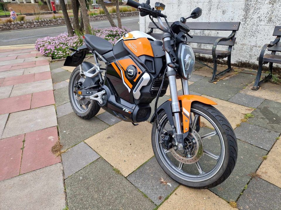 SUPER SOCO TSX ELECTRIC MOTORCYCLE (50cc equivelent) 2022 - Image 9