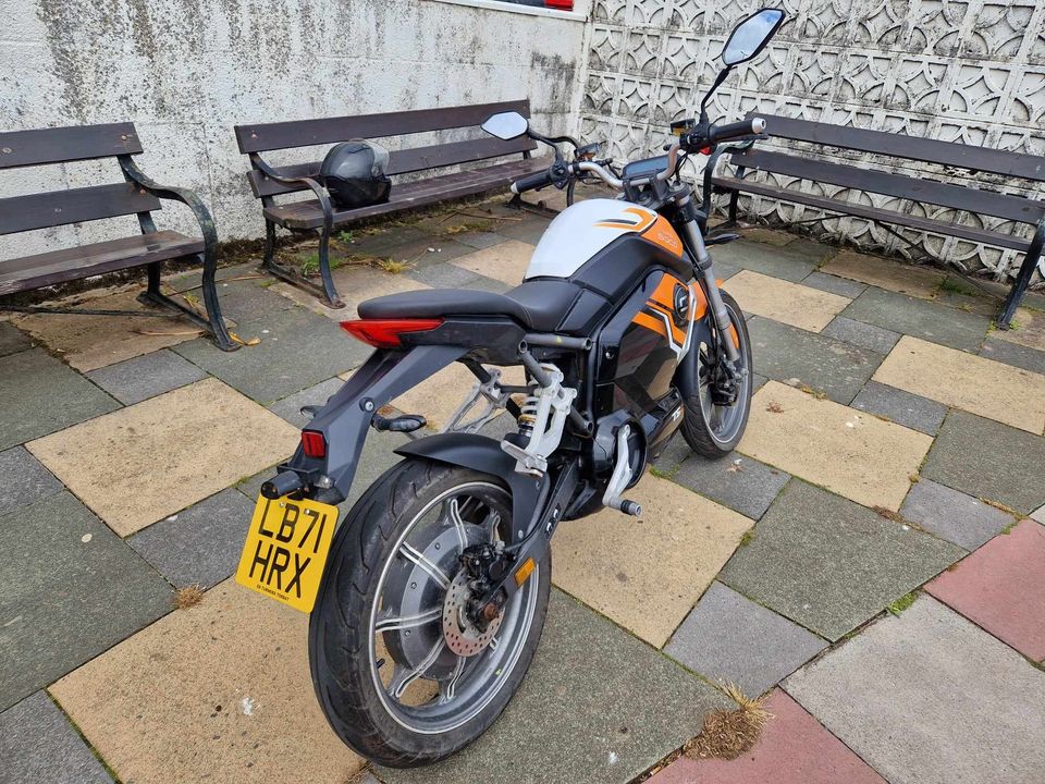SUPER SOCO TSX ELECTRIC MOTORCYCLE (50cc equivelent) 2022 - Image 4